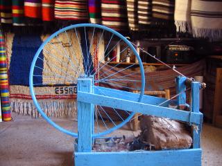 Moroccan spinning wheel
