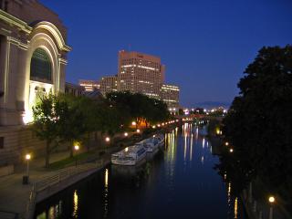 Rideau Canal and buildings