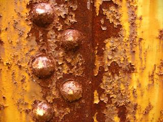 Rusty metal wall