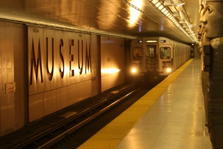 Museum station in the Toronto subway