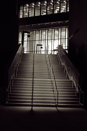 Stairs at Robarts Library, University of Toronto
