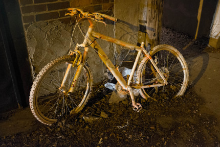 Ghost bicycle