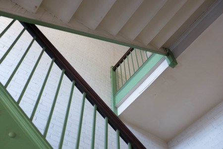 Triangle in stairs