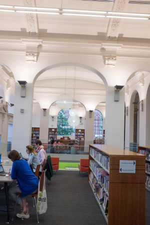 Inside Bloor Gladstone Public Library