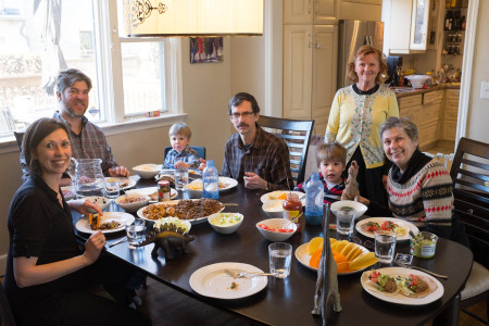 Tacos with Olenka's family